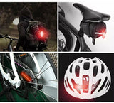 SOCOOL Rechargeable Bike Light Set - Reflectors Powerful Front and Back Lights, Bicycle Accessories for Night Riding, Cycling - Headlight Tail Rear for Kids, Road, Mountain Bikes