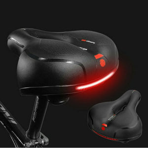 SOCOOL Oversized Comfort Bike Seat Most Comfortable Replacement Bicycle Saddle - Universal Fit for Exercise Bike and Outdoor Bikes - Wide Soft Padded Bike Saddle for Women and Men