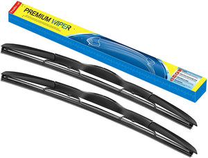 Yeahmol  Hybrid wiper blade U Hook  Drive and Passenger Side Wiper (set of 2)