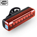 Bike Tail Light USB Rechargeable, Super Bright LED Bicycle Rear Light Easily Clips on as a Red Taillight for Optimum Cycling Safety