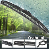 Yeahmol  Hybrid wiper blade U Hook  Drive and Passenger Side Wiper (set of 2)