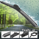 Yeahmol Windshield Wiper Blades fit for BMW 750Li xDrive 2012 26" + 17"  Wiper Blade (SET of 2)