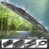 Yeahmol  Wiper Blades for Windshield Car Front Window Traditional Blades (Set of 2)