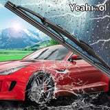 Yeahmol  Wiper Blades for Windshield Car Front Window Traditional Blades (Set of 2)