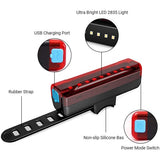 Bike Tail Light USB Rechargeable, Super Bright LED Bicycle Rear Light Easily Clips on as a Red Taillight for Optimum Cycling Safety