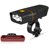 SOCOOL Bike Light Set - Super Bright LED Lights for Your Bicycle - Easy to Mount Headlight and Taillight with Quick Release System - Best Front and Rear Cycle Lighting - Fits All Bikes